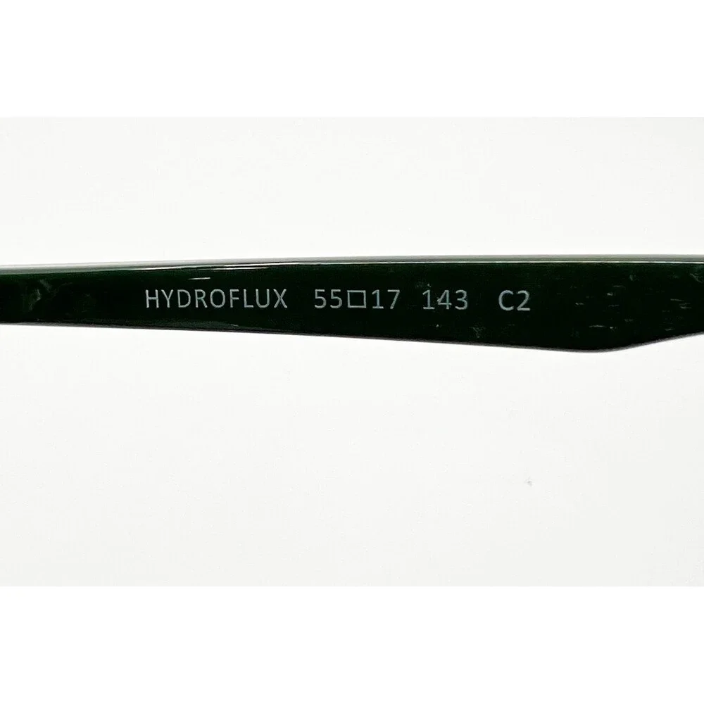 EyeBuyDirect Eyeglass Frames Mens Silver Green Aviator Hydroflux 55-17-143
